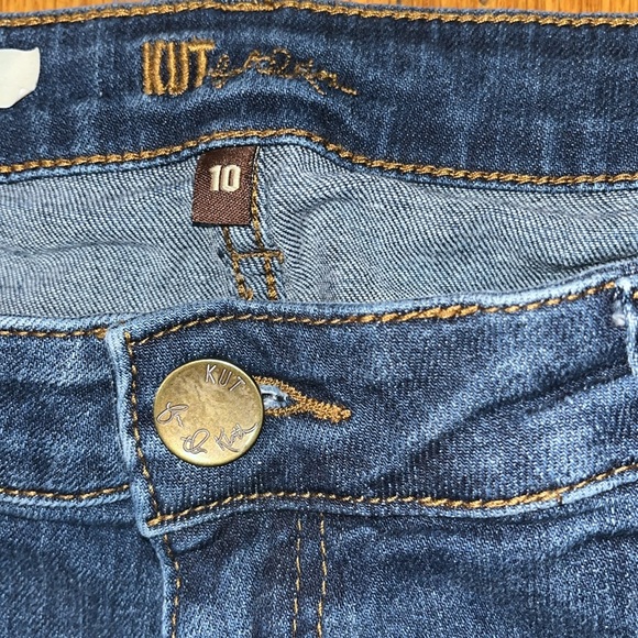 Kut from the Kloth Boyfriend Women's Blue denim Jeans Size 10 - Picture 8 of 12